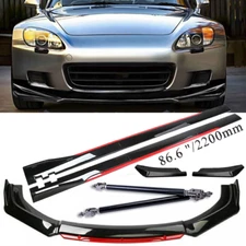 For Honda S2000 Front Bumper Lip Spoiler Splitter /Side /Skirt Body