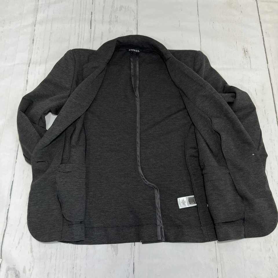 Chaqueta blazer gris para mujer George talla 4 Foto 3 de 4