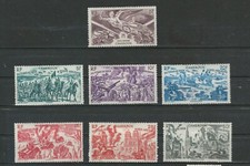 CAMEROONS FRENCH COLONIES MILITARY WAR AIR MAIL MH SET STAMPS  LOT (CAME 354)
