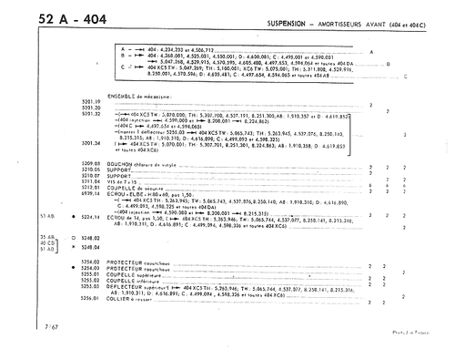 Halter Stoßdämpfer vorne Durchmesser 165 mm Peugeot 404 2. Montage - Bild 4 von 4