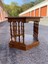 ethan allen heirloom nutmeg maple hexagonal side end accent table #10-8645