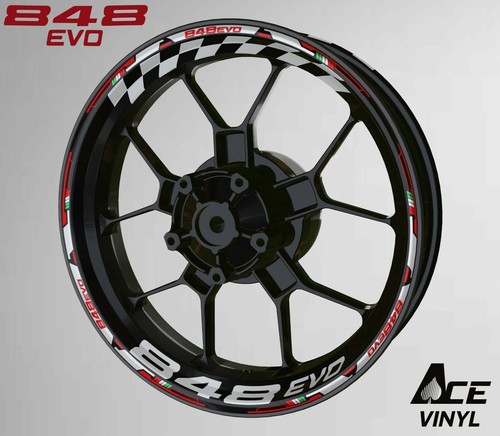 Ducati CORSE Felgenaufkleber Decals FELGENAUFKLEBER SET Corse 959 1098 1198... - Bild 8 von 11