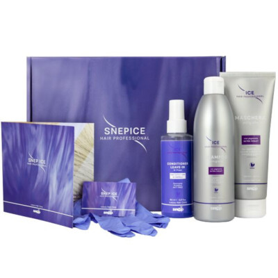 SNEP ICE HAYR PROFESSIONAL - BOX Anti-Gelb 1 Shampoo 1 Maske 1- Leave-IN 