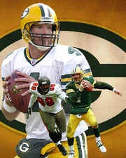 Green Bay Packers Lithograph print of Brett Favre