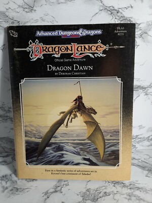 AD&D Dragon Dawn with Map Adventure Module - Dragonlance