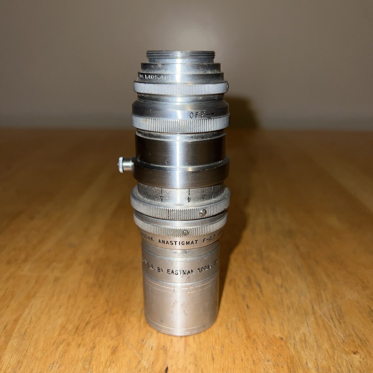オールドレンズ　KODAK ANASTIGMAT 63mm 2.7 Lens Kodak Anastigmat 2,7/63mm for Movie Camera #2 | eBay