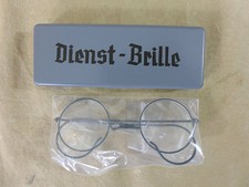 WW2 Wehrmacht Soldaten Dienstbrille mit Etui Brille