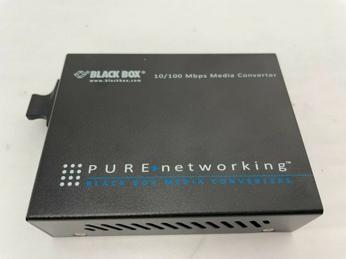 Black Box LHC201A Pure Networking Media Converter 10/100Mbps RJ-45 Port New - 第 1/10 張圖片