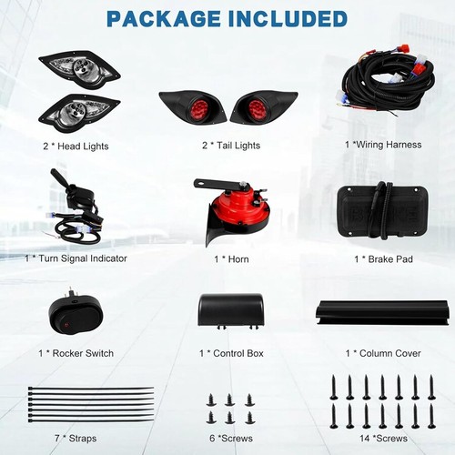 LED Ultimate Plus Headlight Kit for Yamaha G29 Drive (07-16) Golf Cart Light Kit - Bild 10 von 13