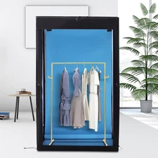 2M Large Photography Shooting Tent LED Photo Studio Light Box Kit w/3 Backdrops