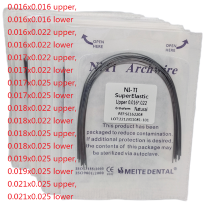 Dental Orthodontic Super Elastic Niti Round/Rectangular Arcos Arch