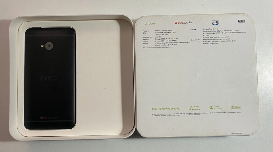 Smartphone Android HTC ONE beatsaudio con Scatola - NON Funzionante - Immagine 4 di 4