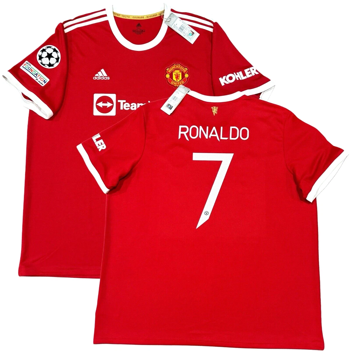 T-shirt Vintage Manchester United Années 90 Homme Taille XL - Kick Sportswear - Coton
