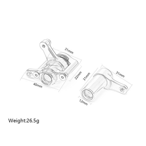 Conjunto de dirección de aleación #AX31022 PARA COCHE DE RADIOCONTROL AXIAL 1/8 YETI XL 90026 90024 90015 - Imagen 2 de 21