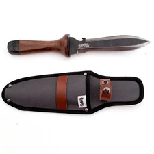 Lehman's Multifunction Hori Hori Garden Knife with Sheath, Hardened Steel Blade