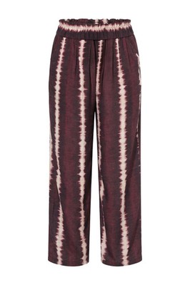 Studio Untold Damen große Größen Palazzohose Wide Legs Batik Stripes 849802