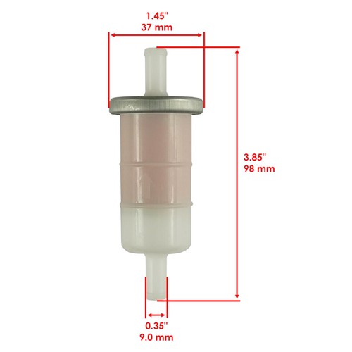 Motorcycle In Line Fuel Filter For Yamaha FZS1000 Fazer (RN06/RN14) 2001-2005 - Picture 2 of 6