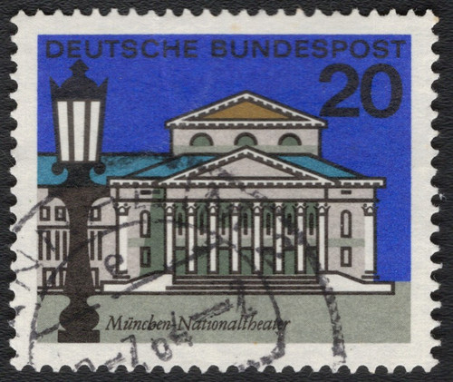 Germany, Federal Republic - National Theatre, Munich - 1964 - Used