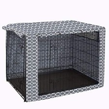 Pethiy Dog Crate Cover Durable Polyester Pet Kennel Cover Universal Fit for Wire
