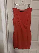 ZARA SIZE Large SLEEVELESS MINI DRESS CORAL