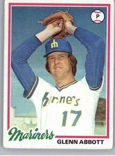 1978 Topps 31 Glenn Abbott  GD Seattle Mariners