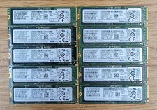 Lot of 10 - Samsung MZ-VLB2560 256GB M.2 NVMe Solid State Drives SSD
