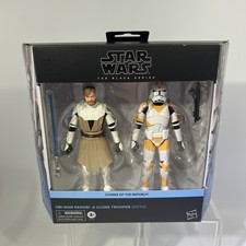 Star Wars Black Series Obi-Wan Kenobi & Clone Trooper 212th Hasbro Figures  ML