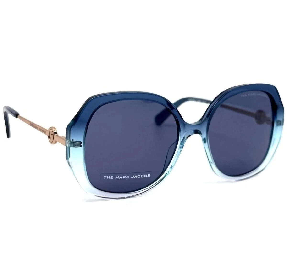 Marc Jacobs Blue Round Sunglasses for Women for sale | eBay display picture 3