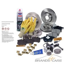 ATEC BREMSSCHEIBEN+BREMSBELÄGE BREMSKLÖTZE VORNE+HINTEN FÜR AUDI A4 B6 8E 00-04