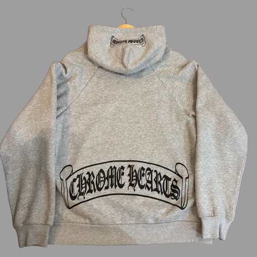 Chrome Hearts, Vintage 90's CHROME HEARTS thermal Lined Hoodie Size Medium