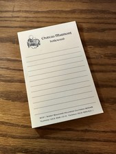 🔥100% AUTHENTIC Chateau Marmont ICONIC Note Pad Notepad! 🔥 🔥100% AUTHENTIC Chateau Marmont ICONIC Note Pad Notepad! 🔥