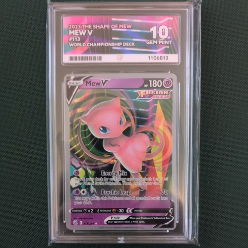 Mew V graded ACE 10 for sale on eBay