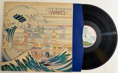 Jade Warrior ''Waves'' LP - UK ~  Island ILPS 9318 Prog Psych ~ Textured VG++
