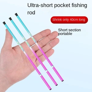 Compact Fishing Rod for versatile Fishing Rod 1.5-2.7m Length Collapsible Design