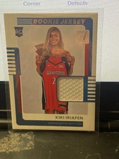 2025 Donruss WNBA #9 Kiki Iriafen Rookie Jersey