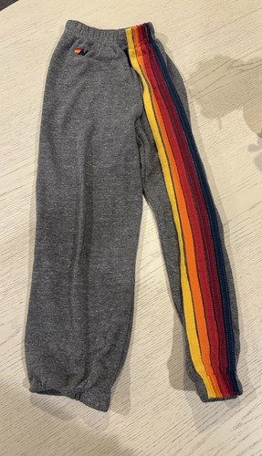 Aviator Nation 5 Stripe Sweatpants Joggers Youth 6 Loungewear - Picture 1 of 3