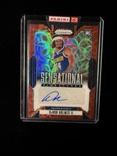 DaRon Holmes 2024-25 Panini Prizm Sensational Signatures Red Choice Rookie Auto
