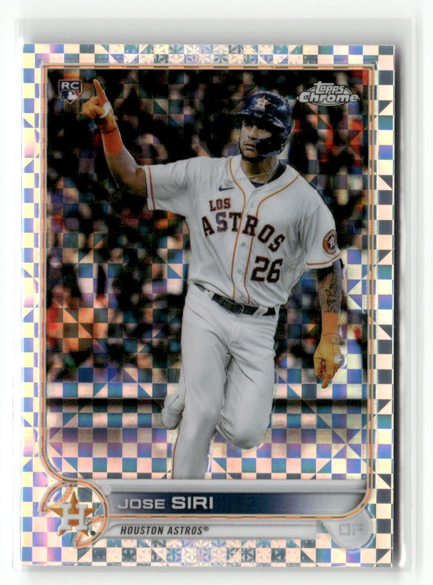 2022 Topps Chrome #204 Jose Siri X-Fractor RC ROOKIE RAYS SP