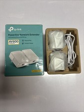 TP-Link AV600 Powerline Ethernet Adapter Kit 600Mbps Nano Plug TL-PA4010 White