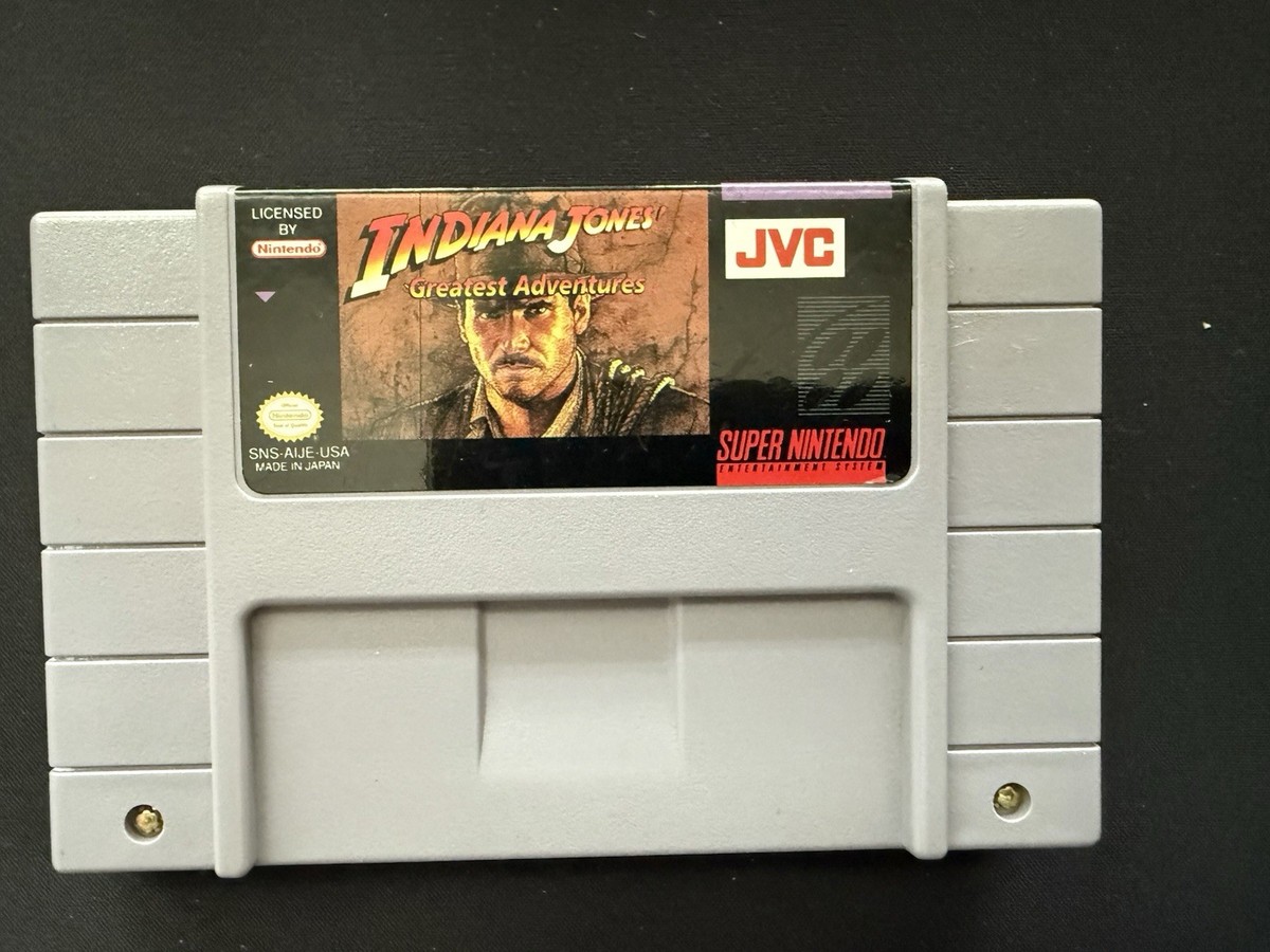 IndianaJonesのGreatestAdventures中古・SNES北米 Indiana Jones