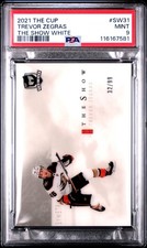 2021-22 Upper Deck The Cup #SW31 Trevor Zegras The Show /99 Rookie RC PSA 9