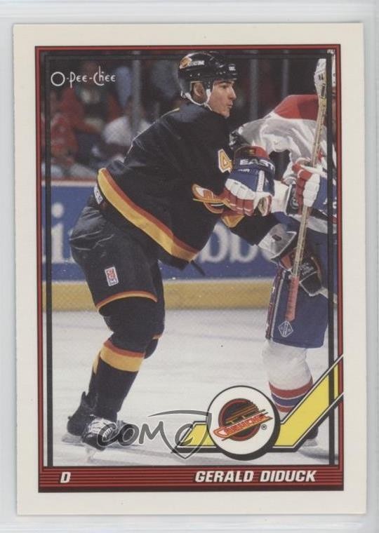 1991-92 O-Pee-Chee Gerald Diduck #280 0a4