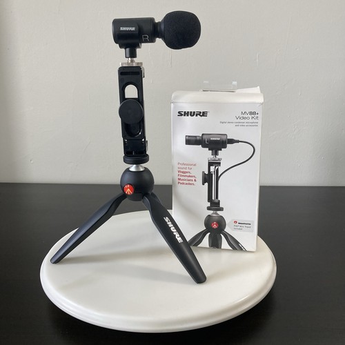 Shure MV88+ Video Kit w/ Digital Stereo Condenser Microphone for iPhone, iPad