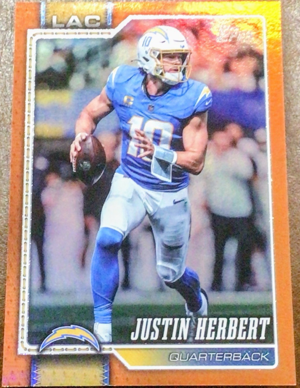 2026 Topps Football Justin Herbert True Orange /25 🔥🔥