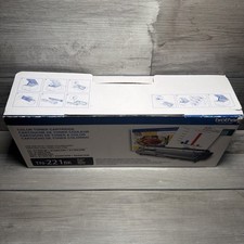 Brother TN221BK Black Toner Cartridge TN-221BK OEM Open Box-SEALED BAG- UNUSED