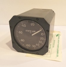 Kollsman Aircraft Static Temp Indicator B3619710021 Kollsman Aircraft Static Temp Indicator B3619710021