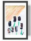 Guajardo Original Art: Night Fall 9X6 Paper Signed Wall Art — photo 1