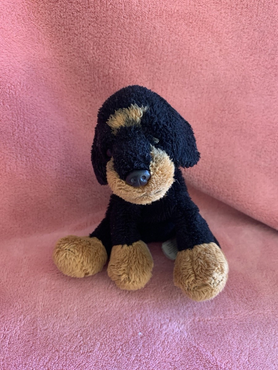 Russ Yomiko Classics ROCKY Rottweiler Dog Puppy Soft Plush Toy - Main Image