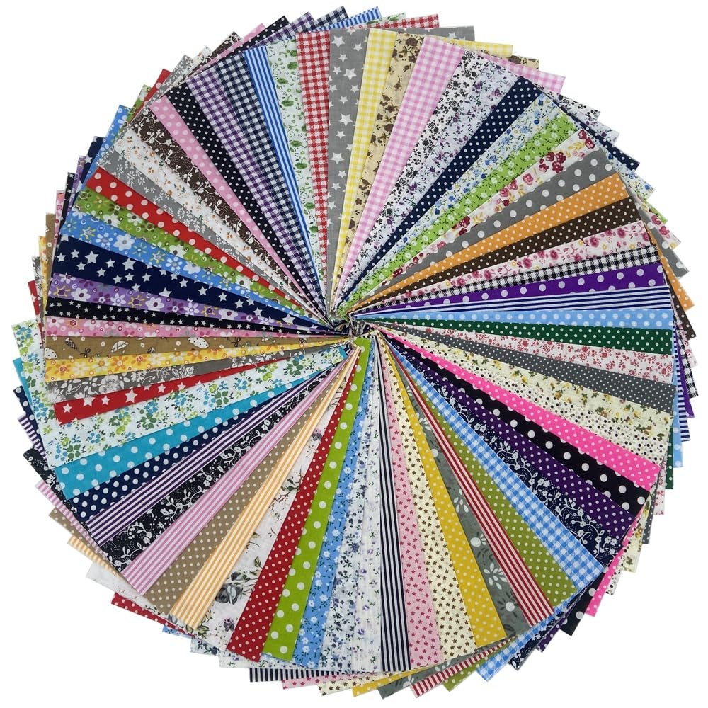 Faisceaux de tissu de coton supérieur pour patchwork et ouvrages textiles soignés
