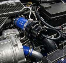 Valvola POP OFF Sfiato Abarth 595 Anodizzata Nera Doppio Pistone Meccanica